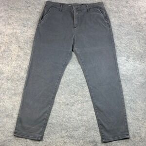 AG Adriano Goldschmied Caden Tailored Trouser Gray Men's Size 32R Cotton Blend